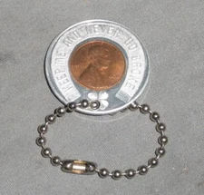 Keep Me And Never Go Broke 1970 D Lucky Penny Tri-County Bank Northampton PA