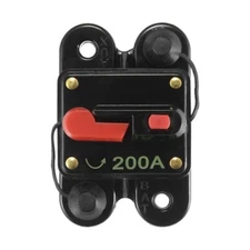 200 Amp Waterproof Circuit Breaker Auto/Marine/Solar 12-48V DC Manual Reset