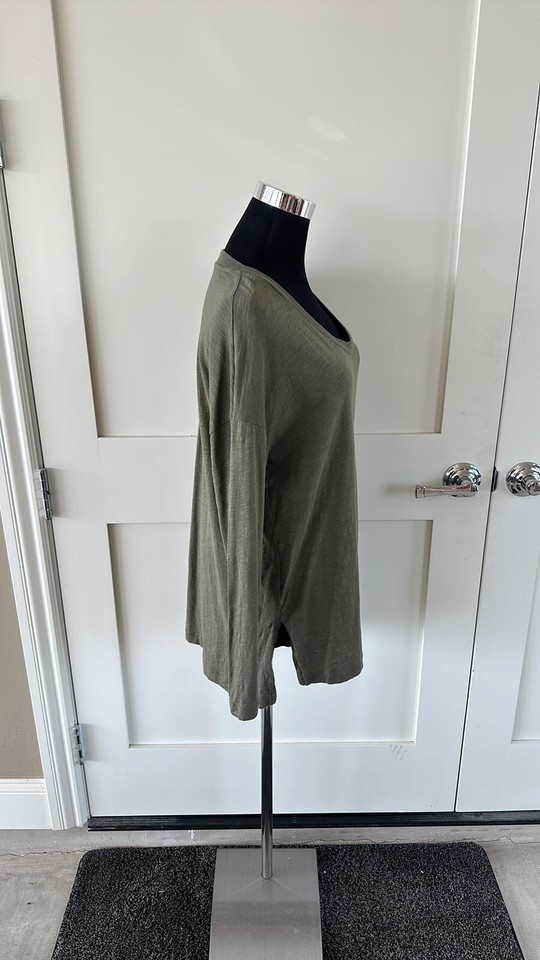 Gap maternity olive green long sleeve top size M eBay