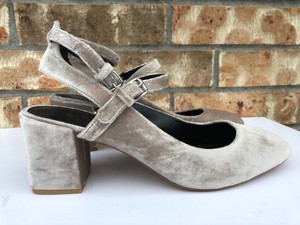 silver velvet heels