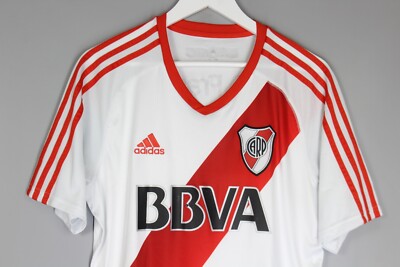 RIVER PLATE 2016 2017 HOME FOOTBALL SHIRT SOCCER JERSEY ADIDAS