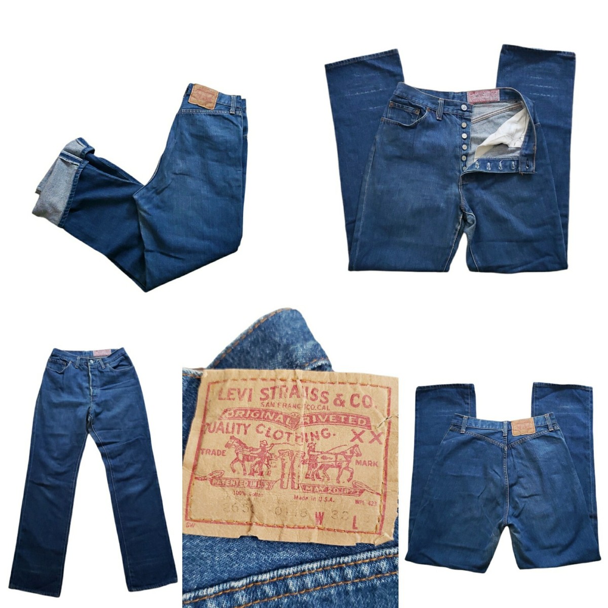 Rare VTG Levi's True Vintage 26 501 0118 XX USA Made 80s
