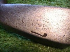 Antique Vintage Tom Stewart Smooth Face Mashie 1890-1905 BEFORE REGISTRATION
