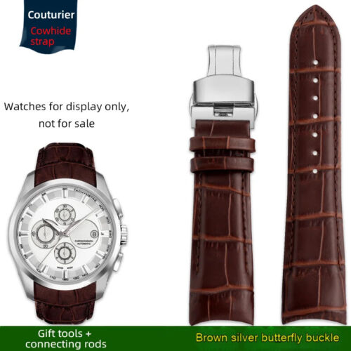 Per Tissot 1853 serie Couturier cinturino in pelle 22mm 23mm 24mm T035. - Foto 28 di 33