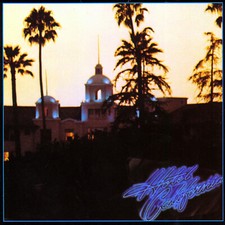 Listing image for EAGLES.. HOTEL CALIFORNIA ... Iconic Album Cover Poster Various Sizes