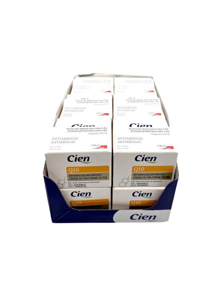 12 x Cien Q10 Gesichtscreme 50ml Anti Aging Tagespflege mit SPF 15  - Bild 2 von 3