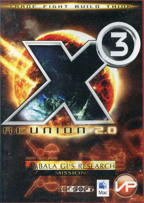 X3 Reunion 2.0 enthält Bala GIs Forschungsmissionen Mac OS & Windows NEU