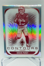 2024 Panini Phoenix Contours Brock Purdy Silver Holo Insert 49ers