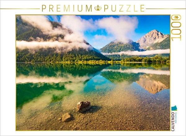 Calvendo Puzzle Lake Heiterwanger With The Lechtal Alps | 1000 Pieces, Finished-image