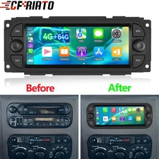 4+64GB For Dodge Durango 2001-2003 Android 15 CarPlay Car Radio Stereo GPS Navi