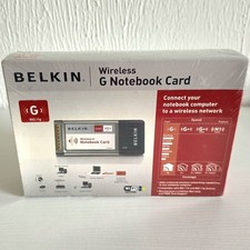 BELKIN Wirelss G Notebook Card 802.11g Enhanced Computer Network Connection