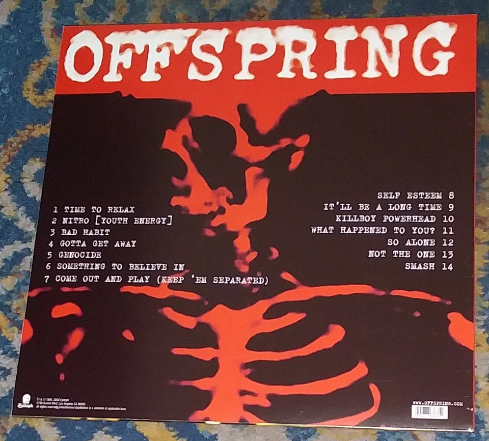 SMASH / THE OFFSPRING 2020 EPITAPH LP 86868-1 MAGENTA MIX ZIA EXCLUSIVE 1 of 500 - Image 2 of 4