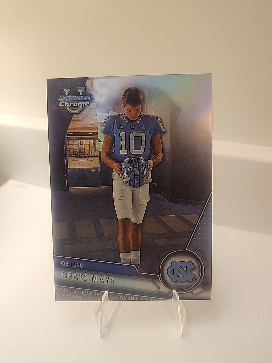 2023 Bowman Chrome U Drake Maye Image Variation SSP UNC TARHEELS #149