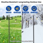 10 Ft String Light Pole Outdoor Metal Pole Aluminum with Side Hooks Patio — photo 7