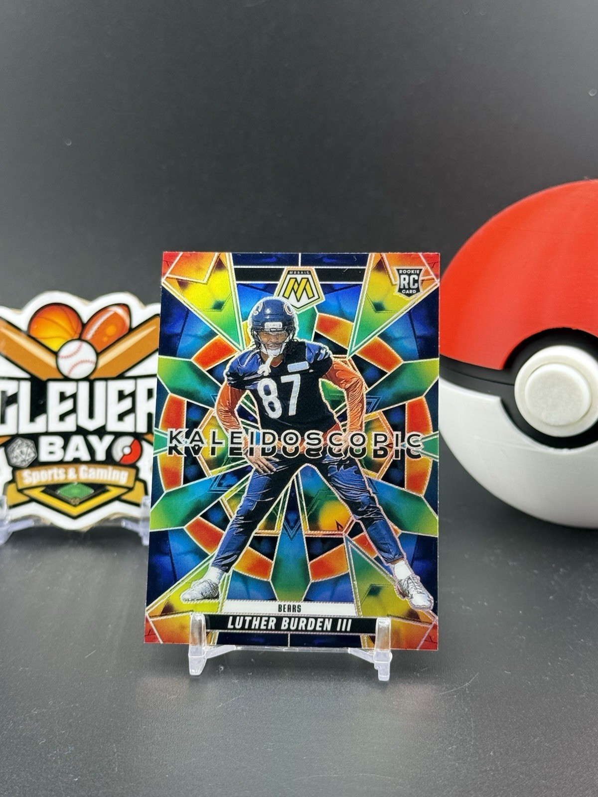 Luther Burden III 2025 Mosaic Kaleidoscopic SSP Case Hit Bears Rookie (CB)