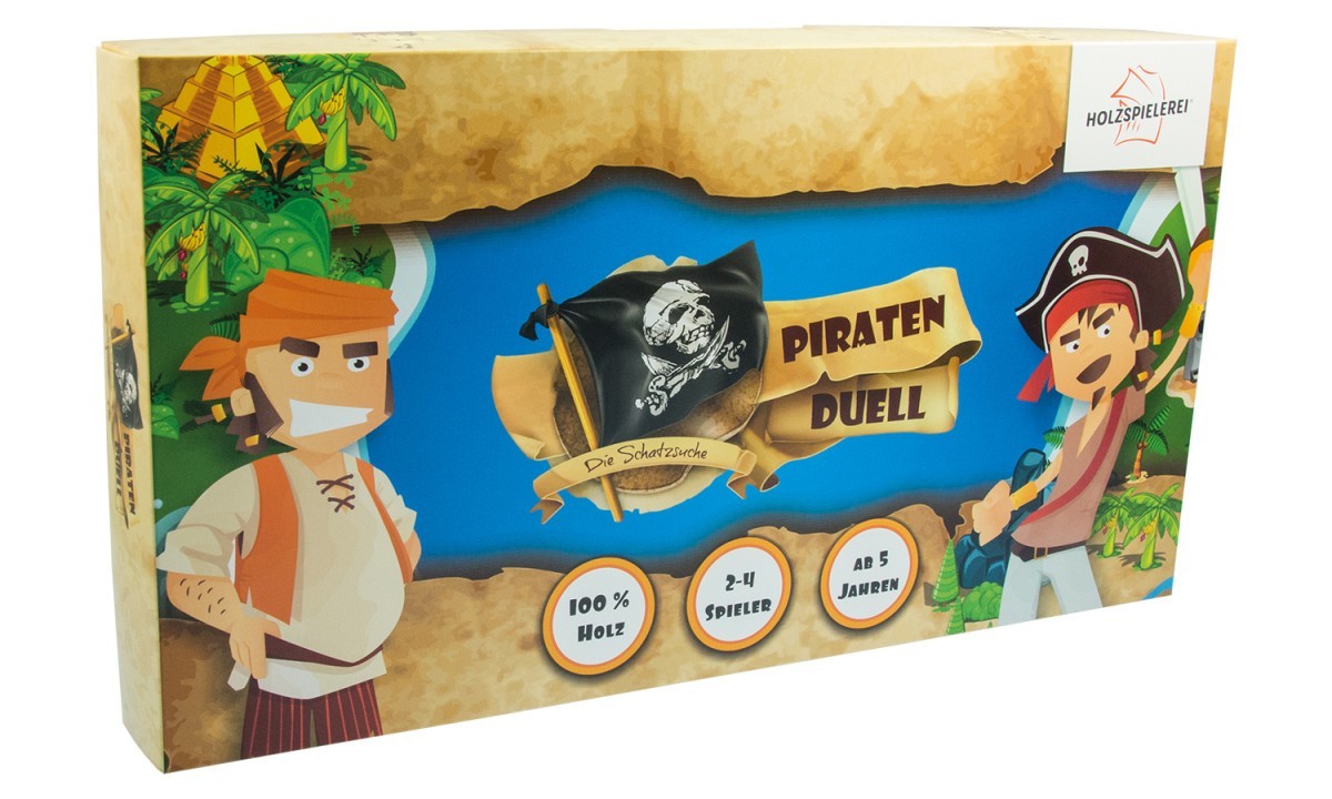 Brettspiel Piratenduell  deutsch Würfelspiel Piratenschatz NEU