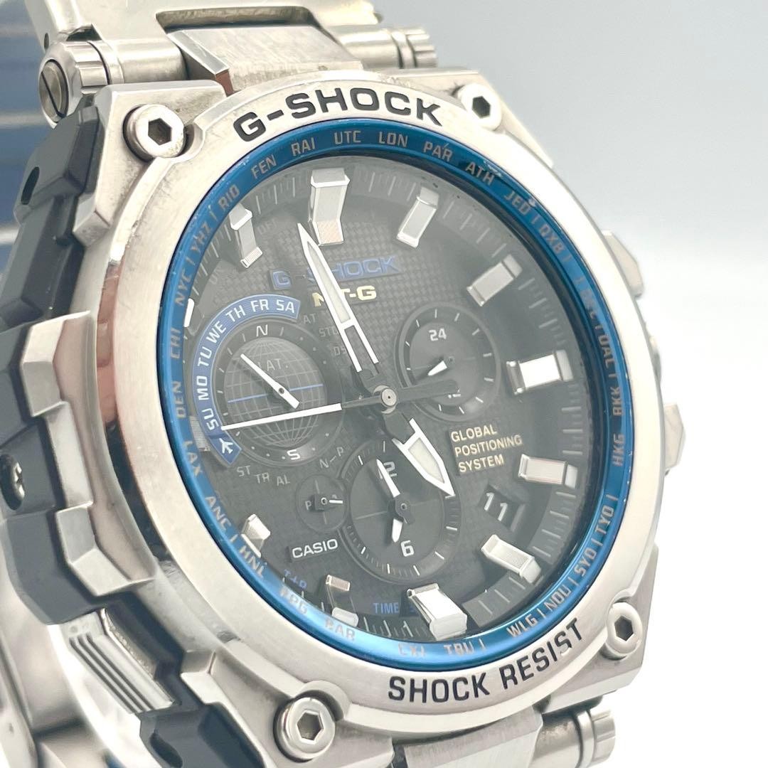Casio G-Shock MTG-G1000D-1A2JF Men's Blue Solar Automatic 44mm