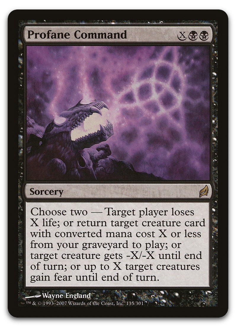 Profane Command #135 (LP) Lorwyn LRW Magic MTG