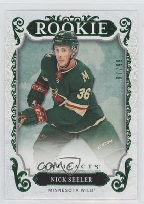 2018-19 Upper Deck Artifacts Rookie Redemptions Emerald 97/99 Nick Seeler RC 2d8