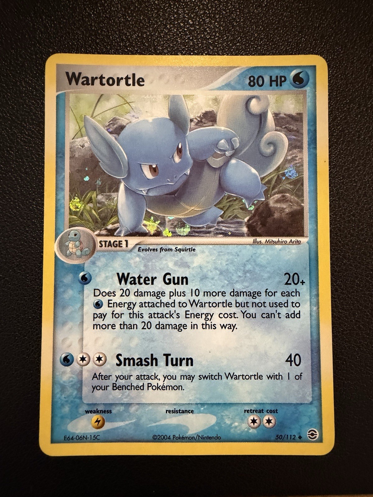 Wartortle Reverse Holo 50/112 EX FireRed & LeafGreen Pokemon Card NM