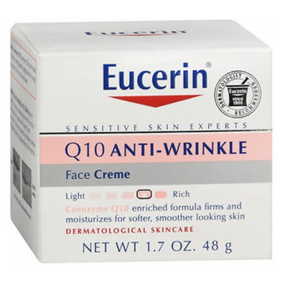 Eucerin Q10 Anti-Wrinkle Sensitive Skin Creme  1.7 oz By Eucerin
