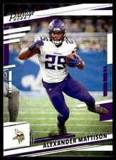 2022 Panini Prestige Alexander Mattison Minnesota Vikings #191