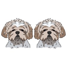 Shih Tzu Dog Decal Dog Lover Decor Vinyl Sticker
