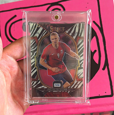Panini 2022-23 Select FIFA Erling Haaland Terrace Prizm #41 09/25 Match* ZEBRA