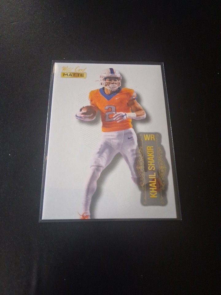 2022 Wild Card MATTE - Khalil Shakir #MB-79 White (RC)