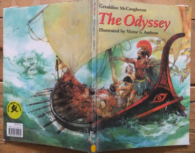THE ODYSSEY - GERALDINE MCCAUGHREAN with 50 great VICTOR AMBRUS illustrations