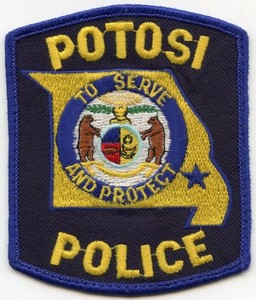 POTOSI MISSOURI POLICE PATCH
