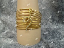 Egyptian Snake Costume Bracelet Nile Queen Cleopatra Goddess Serpent Asp Medusa