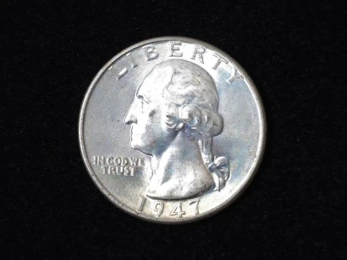 1947-D Washington Silver Quarter Brilliant Uncirculated 71114