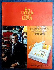 ERSTE SORTE  ZIGARETTEN / 1969 / H : 34,3 cm/ B : 26,1 cm / Reklame / Werbung