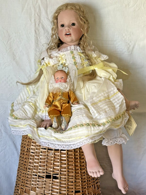 New Vintage Hildegard Gunzel Harmony & Cherub Set Madame Alexander Little Genius