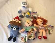 Vintage Rudolph the Red Nosed Reindeer 8  4 Misfit Tags Plush 1999 RARE