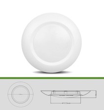 6 Inch Led Low Profile Recessed Surface Mount Disk Light Round Daylight