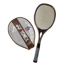 Vintage Yonex R-1 Tennis Racquet With Head Cover Original Gold 3100
