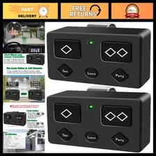 "Remote Transmitter Replacement for Automatic Gate Openers - 2PC 5-Button Compat