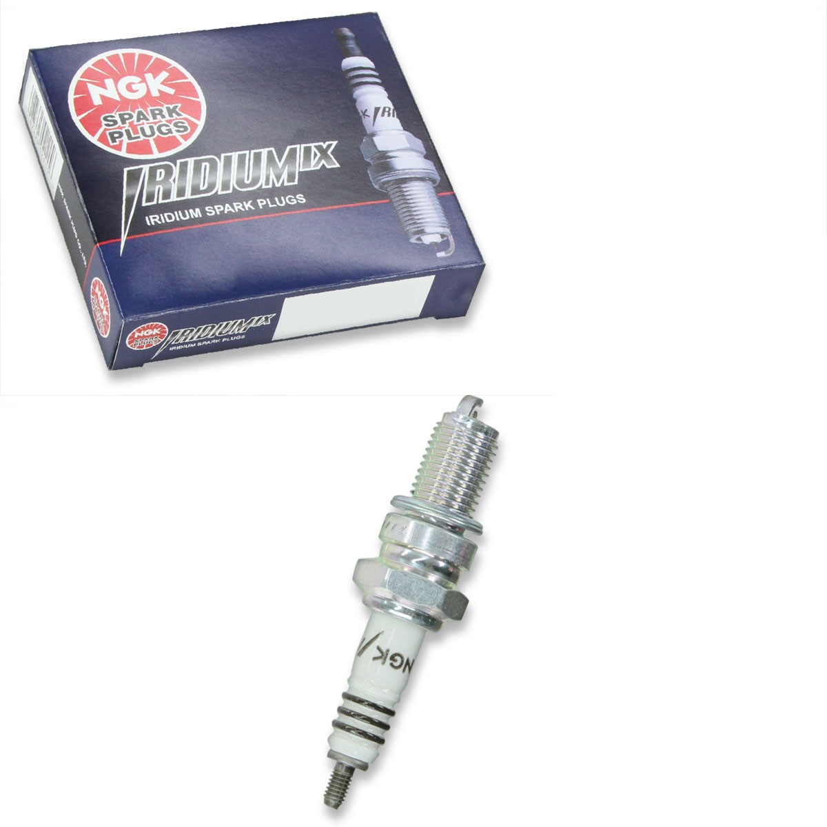 1pc NGK 6681 Iridium IX DR8EIX Motorcycle Spark Plug Tune Up Kit Set vu