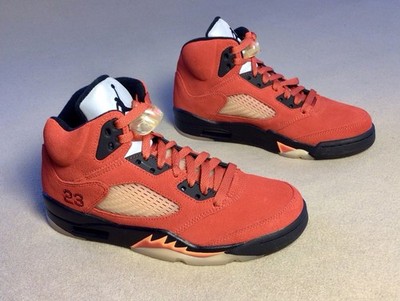New! ($200 Retail) Men s 7.5 / Women s 9 Nike Air Jordan 5 Retro  Dunk on Mars 