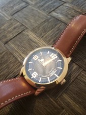 Guess Waterpro U0494G2 Men's Watch NEW 100m Leather- Sale till 3/31 Free ship 