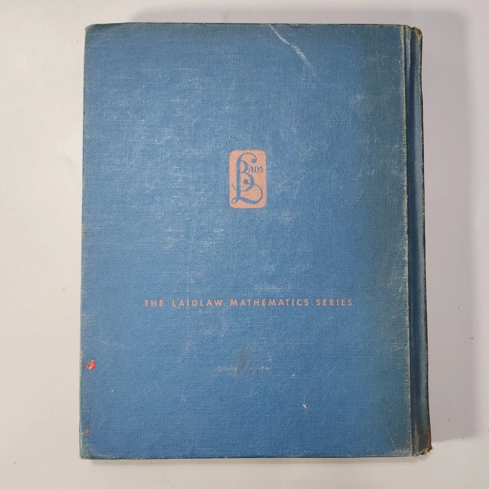 1963 Mathematics 8 Laidlaw Brothers 8th Grad Education Hardcover Textbook - Image 2 of 4