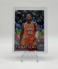2025-26 Topps Chrome Update Donovan Mitchell Fanatical Fan-5 Cavaliers