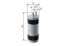 Fuel Filter Fits Audi A6 A6 Allroad A7 A8 Porsche Panamera BOSCH F026402144