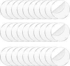 30 Pcs 2 Inch Clear Acrylic Circle Discs round Blanks Christmas Ornament Craft