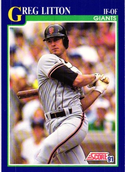 1991 Score - Greg Litton #533
