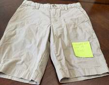 Vineyard Vines size 14 Boy s khaki Chino Shorts Flat Front
