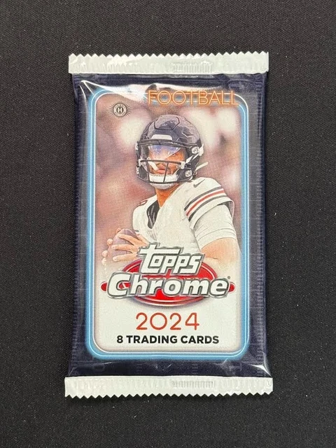 2024 Topps Chrome Football Hobby - ONE PACK - RIPPED LIVE ONLY