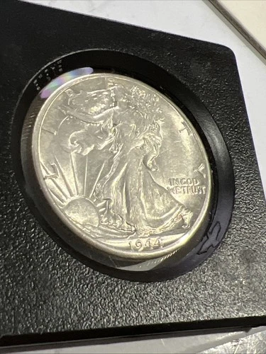 1944D Walking Liberty Silver Half Dollar BU UNC
